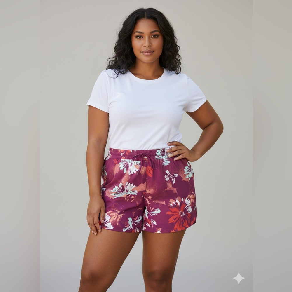 Columbia Bogata Bay™ Stretch Printed Shorts - Floral XXL